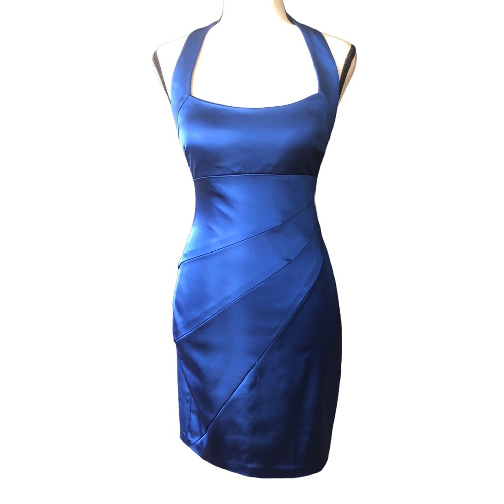 Cache Halter Midi Dress - Gem